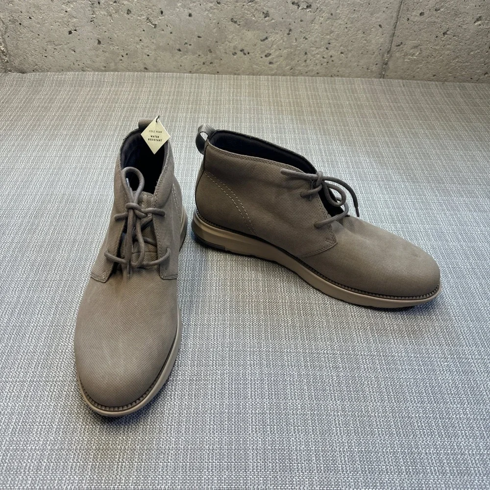 Cole Haan Grand 360 Water Resistant Chukka Boots Mens 13M Taupe